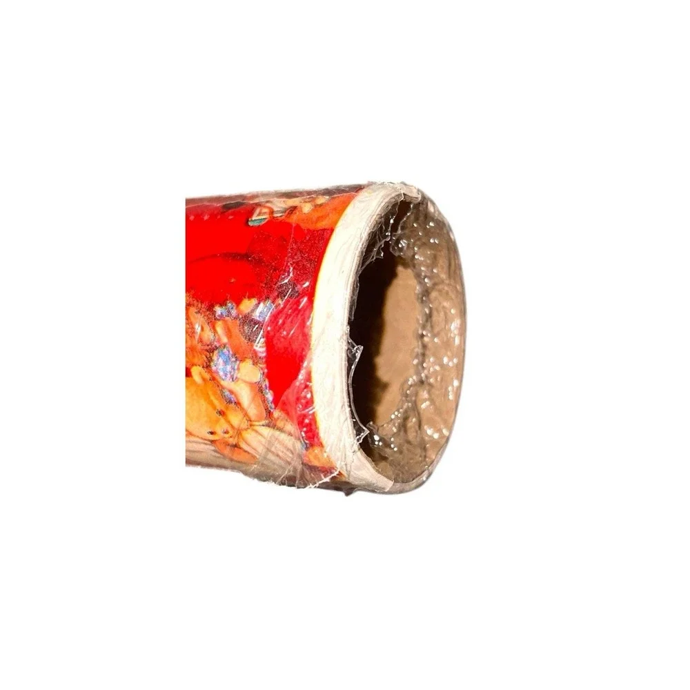 Vtg Wrapping Paper American Greeting Santa Christmas Roll USA 3'x1' New 75SqFt